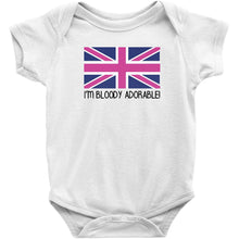 British I'm Bloody Adorable UK Infant Toddler Bodysuit Tee