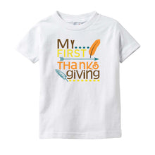 My First Thanksgiving Cute Baby Infant Onesie/Bodysuit or Tee Short or Longsleeve