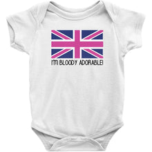 British I'm Bloody Adorable UK Infant Toddler Bodysuit Tee