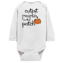 Cute Halloween Cutest Pumpkin in the Patch Bodysuit or Infant Tee