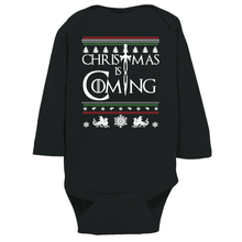 Christmas is Coming Medieval Thrones Style Onesie or Infant/Child Tee