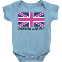 British I'm Bloody Adorable UK Infant Toddler Bodysuit Tee