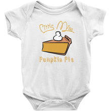 Little Miss Pumpkin Pie Cute Thanksgiving Onesie Bodysuit or Tshirt for Infants