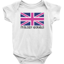 British I'm Bloody Adorable UK Infant Toddler Bodysuit Tee