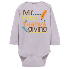 My First Thanksgiving Cute Baby Infant Onesie/Bodysuit or Tee Short or Longsleeve