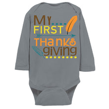 My First Thanksgiving Cute Baby Infant Onesie/Bodysuit or Tee Short or Longsleeve