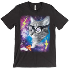Throwback Funny Cat in Space Shirt
