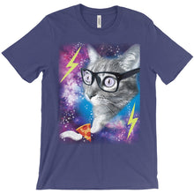 Throwback Funny Cat in Space Shirt