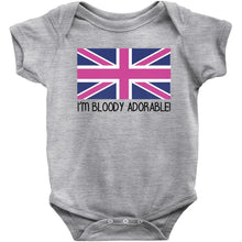 British I'm Bloody Adorable UK Infant Toddler Bodysuit Tee