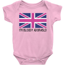 British I'm Bloody Adorable UK Infant Toddler Bodysuit Tee