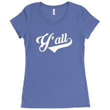 Y'all Southern Funny Men's and Lady's T-shirt