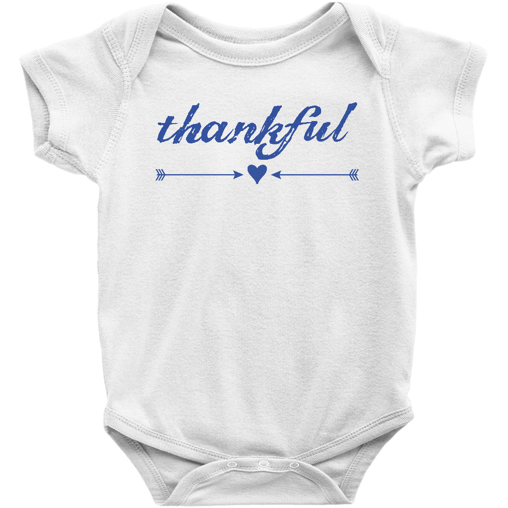 Cute Thankful Short or Long-Sleeve Onesie/Bodysuit or Tee