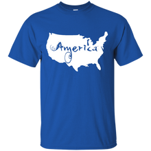 America USA Map T-Shirt - Perfect for July 4th