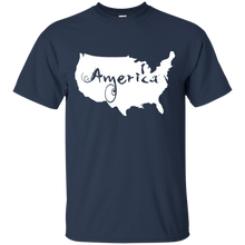 America USA Map T-Shirt - Perfect for July 4th
