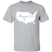 America USA Map T-Shirt - Perfect for July 4th