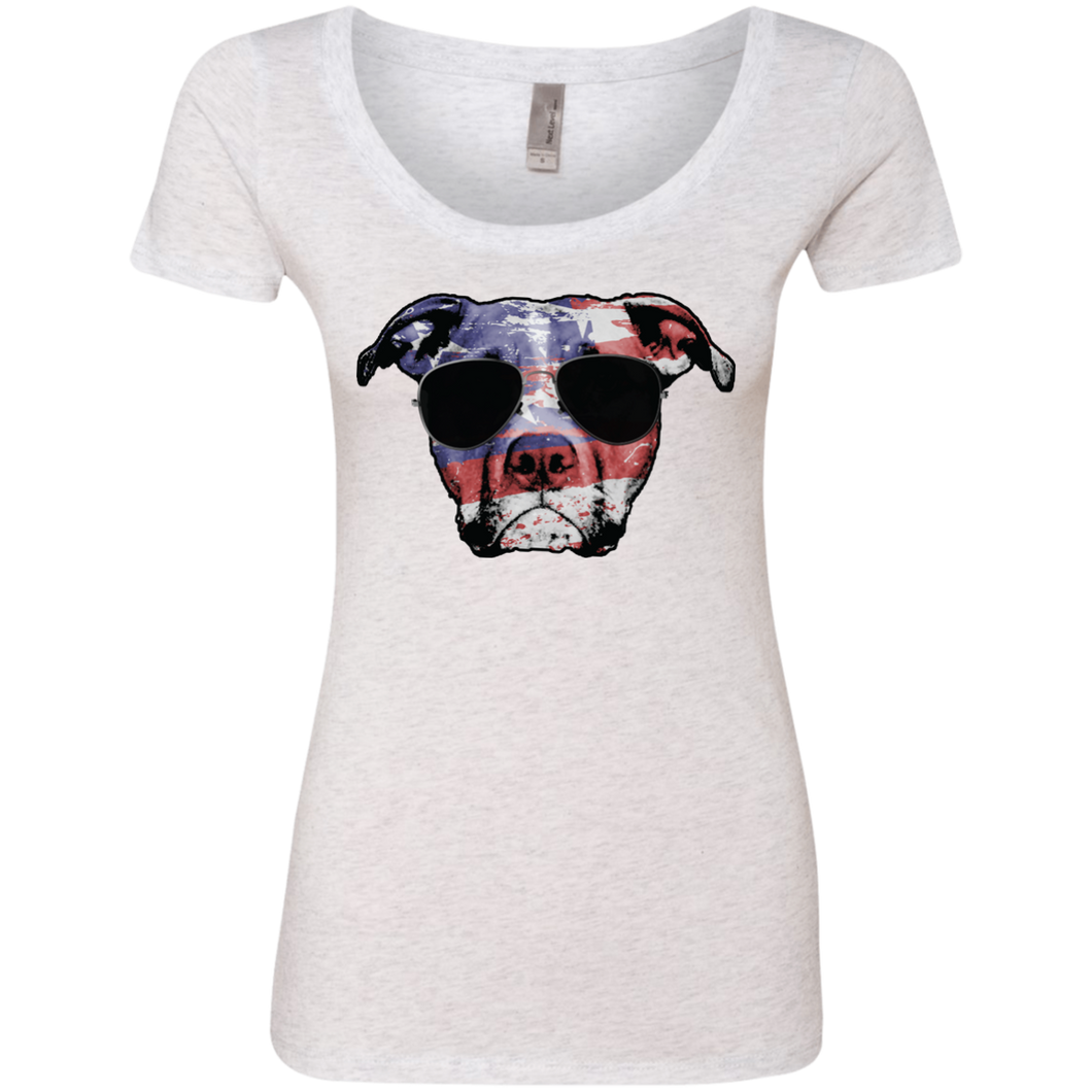 USA Pitbull American Staffordshite Terrier America Women's Tee