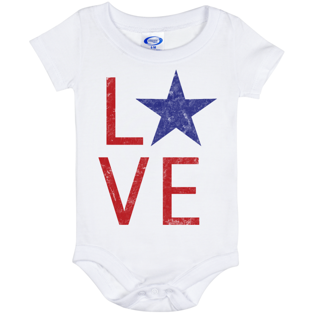 Super Cute Red, White, and Blue American Flag Star