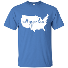 America USA Map T-Shirt - Perfect for July 4th