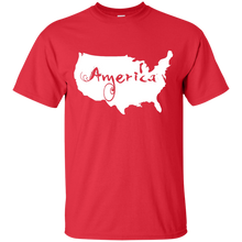 America USA Map T-Shirt - Perfect for July 4th