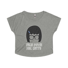 Turn Down for Butts Tina Women's Tri-Blend Dolman