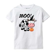 Cute Halloween Onesie/Bodysuit Infant and Toddler Shirt with Cow Moo-Boo!