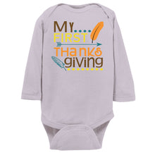 My First Thanksgiving Cute Baby Infant Onesie/Bodysuit or Tee Short or Longsleeve