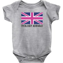 British I'm Bloody Adorable UK Infant Toddler Bodysuit Tee