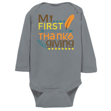 My First Thanksgiving Cute Baby Infant Onesie/Bodysuit or Tee Short or Longsleeve