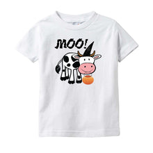 Cute Halloween Onesie/Bodysuit Infant and Toddler Shirt with Cow Moo-Boo!