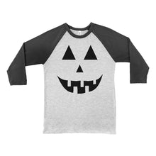 3/4 Sleeve Jack-o-lantern Halloween Shirt