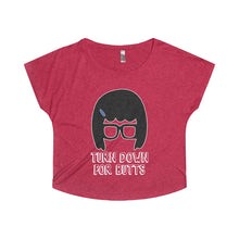 Turn Down for Butts Tina Women's Tri-Blend Dolman