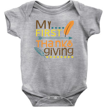 My First Thanksgiving Cute Baby Infant Onesie/Bodysuit or Tee Short or Longsleeve