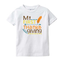 My First Thanksgiving Cute Baby Infant Onesie/Bodysuit or Tee Short or Longsleeve