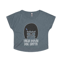 Turn Down for Butts Tina Women's Tri-Blend Dolman