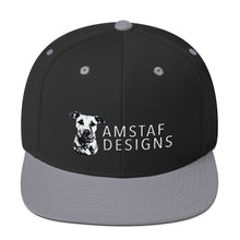 AmStaf Designs Logo Wool Blend Snapback Cap