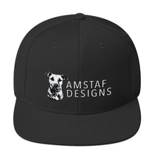 AmStaf Designs Logo Wool Blend Snapback Cap
