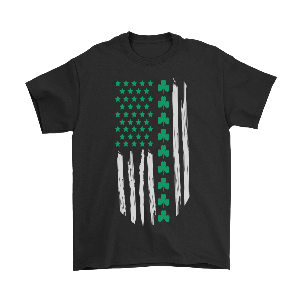 St. Patrick's day Irish American Flag T shirt