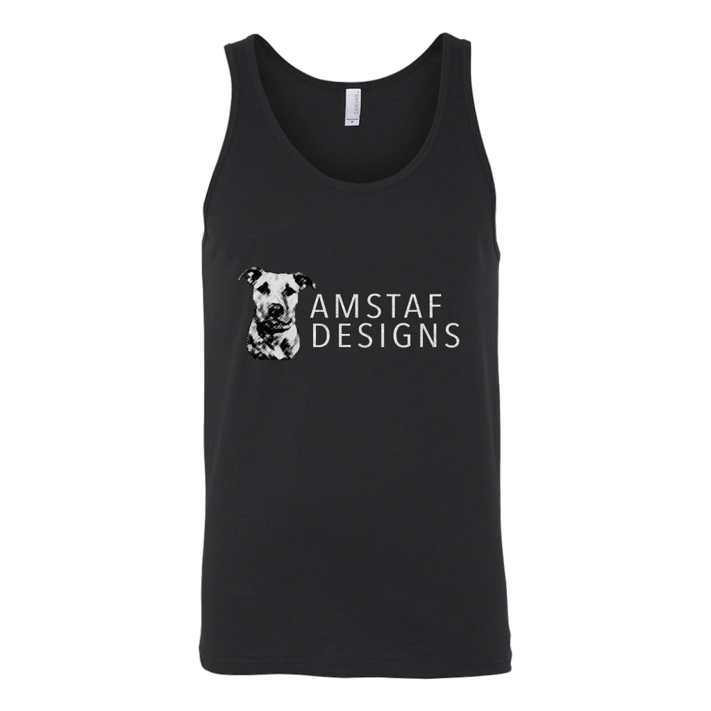Amstaf Designs Logo Unisex Tank