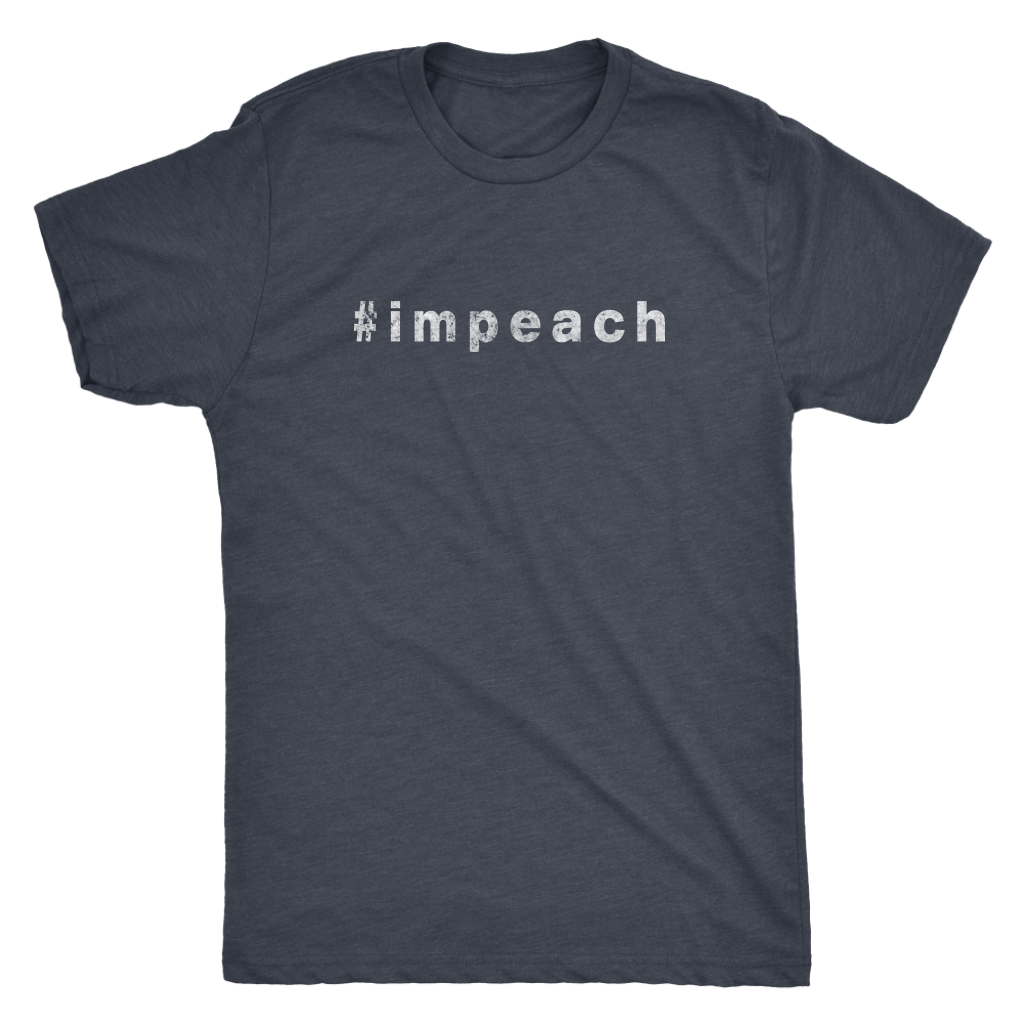 #Impeach Anti-Trump Not my President Men's T-Shirt