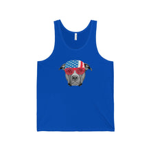 Pitbull July 4 America USA Unisex Jersey Tank