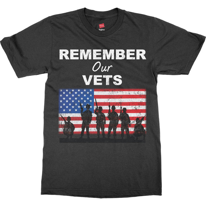 Remember Our Vets USA American Memorial Day T-Shirt