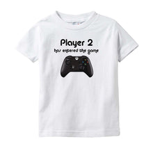 Cute Xbox Nintendo Daddy and Baby Player 2 Has Entered the Game Onesie/Bodysuit, TShirt. Perfect for Father's Day!