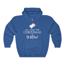 Holiday Sweaters All I Want for Christmas is Snow Medieval Style Hoodie