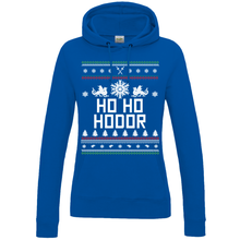 HO HO HODOR Ugly Christmas Sweater Style Holiday Hoodie