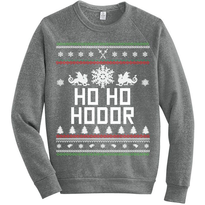 HO HO HODOR Ugly Christmas Sweater Style Holiday Sweater