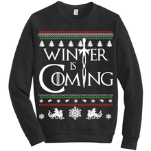 Winter is Coming Ugly Knit Medieval Thrones Style Sweater