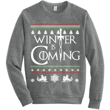Winter is Coming Ugly Knit Medieval Thrones Style Sweater