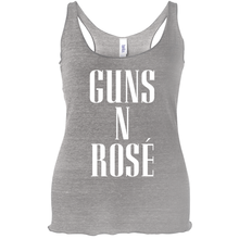 Guns and Rose Women's Tri-blend Funny Tank Top