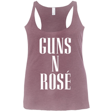 Guns and Rose Women's Tri-blend Funny Tank Top