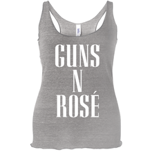 Guns and Rose Women's Tri-blend Funny Tank Top